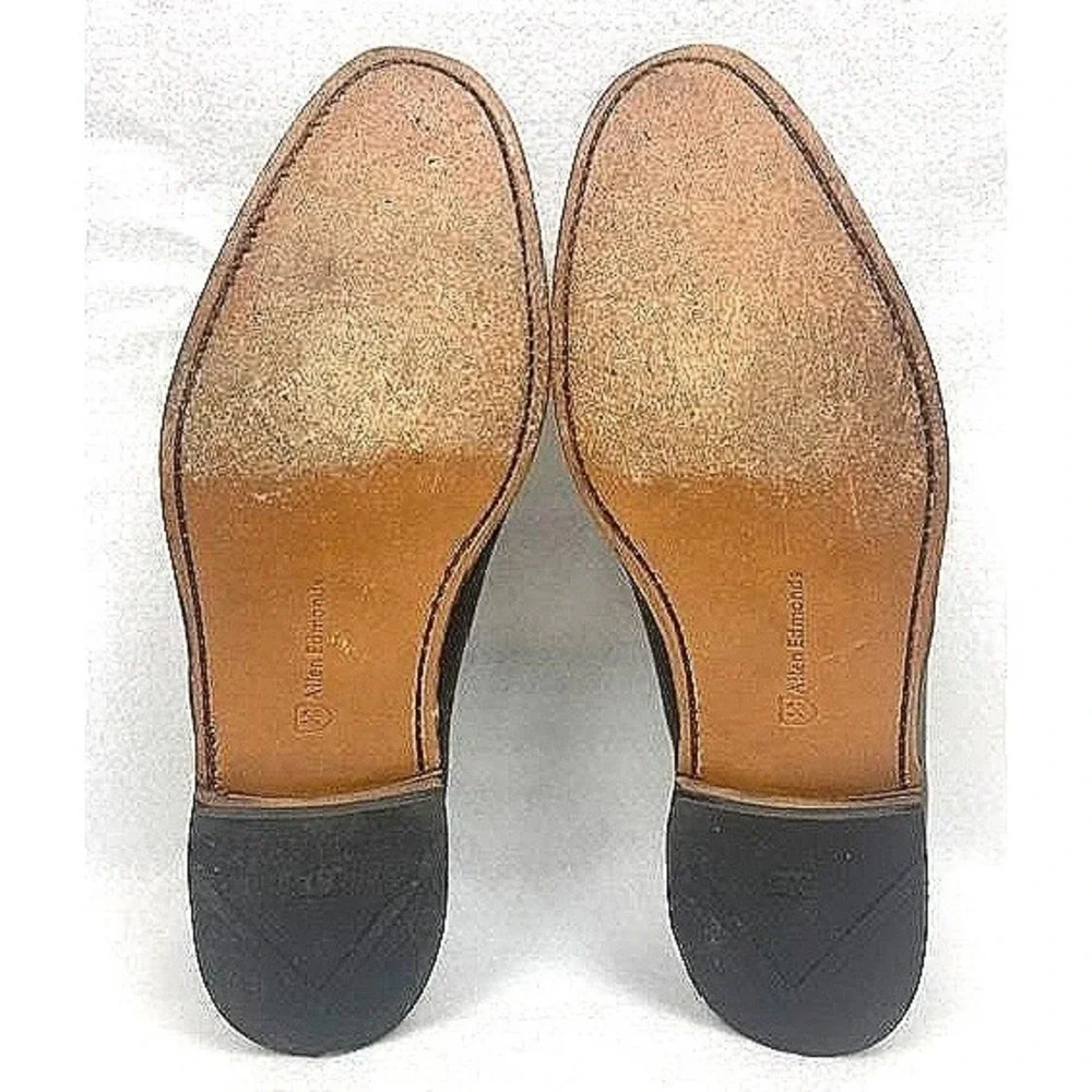 Allen Edmonds Men's Lake Forest Black Leather Penny Loafers Dress Shoes Size 11‎